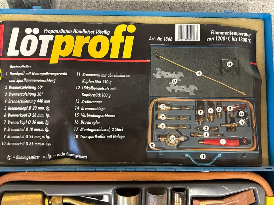 Lötgerät, Lötprofi, Handlötset, Propan Butan Lötgerätesystem in Dillingen (Donau)