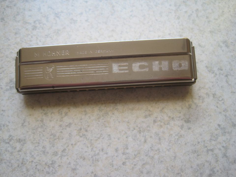 Mundharmonika M.HOHNER ECHO ,,G´´ Made in Germany, Antik in Vienenburg