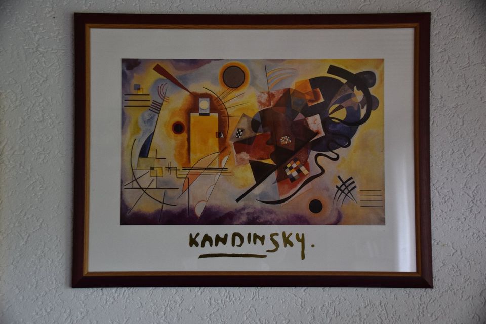 Kunstdruck Kandinsky: Gelb Rot Blau in Leinfelden-Echterdingen