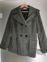 Comma Jacke Mantel kurz Wolle Tweed 42 schwarz grau Stuttgart - Sillenbuch Vorschau