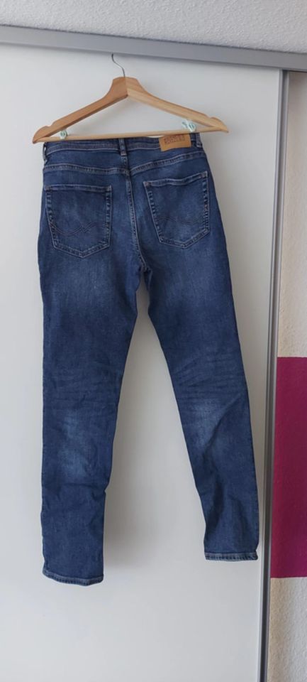 Größe 170, 15 Jahre, Jack & Jones - Jeans, skinny Liam, blau, Jun in Taunusstein