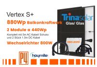 P4 Balkonkraftwerk Glas/ Glas 880 Wp, Hoymiles HMS 800W- 2T Bayern - Bubesheim Vorschau