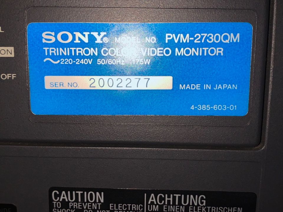 Sony PVM2730QM  pvm  2730 sony PVM-2730QM Trinitron trinitron in Nürnberg (Mittelfr)