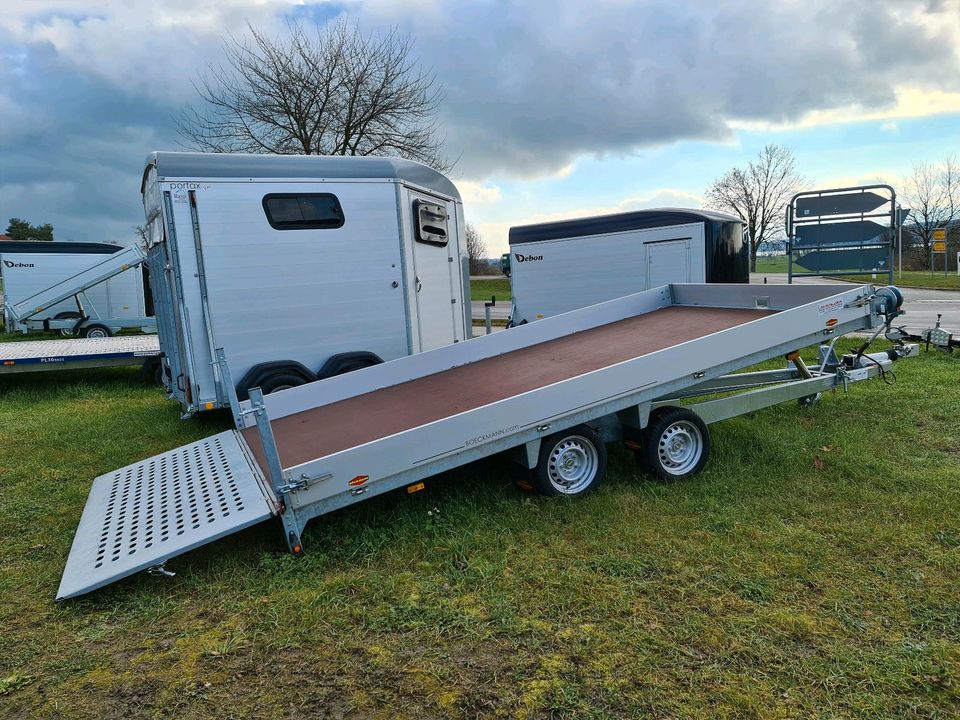 Machinentransporter Baggeranhänger Böckmann MH-AL 4320/35 in Waging am See