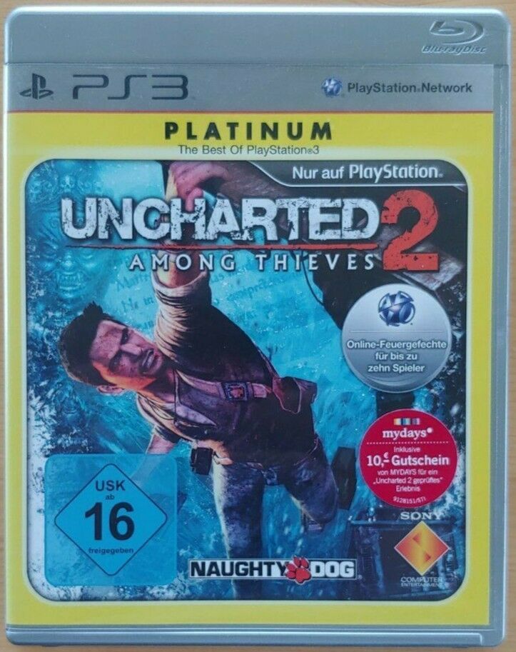 Uncharted 2 - Among Thieves / PS3 Spiel / gut erhalten in Zweiflingen