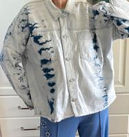 Sehr schönes Jeans batik Hemd Hemdjacke oversized Nordrhein-Westfalen - Herford Vorschau