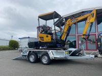 Minibagger Marke Sany SY16 inkl. Variant Baggeranhänger 2700kg Nordrhein-Westfalen - Blankenheim Vorschau