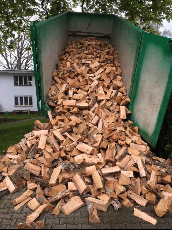 Brennholz Kaminholz Nadelholz Fichte Scheitholz 25 cm in Großschirma