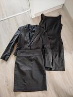 Kostüm+Etuikleid v. H&M, Gr. 38, grau, schwarz, Hessen - Biebertal Vorschau