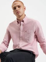 Ben Sherman Brighton Oxford Organic Shirt - Light Red S Leipzig - Leipzig, Zentrum-Nord Vorschau