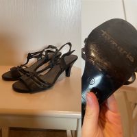 Tamaris 38 schwarze Absatz Schuhe Damen Sandalen Baden-Württemberg - Untereisesheim Vorschau