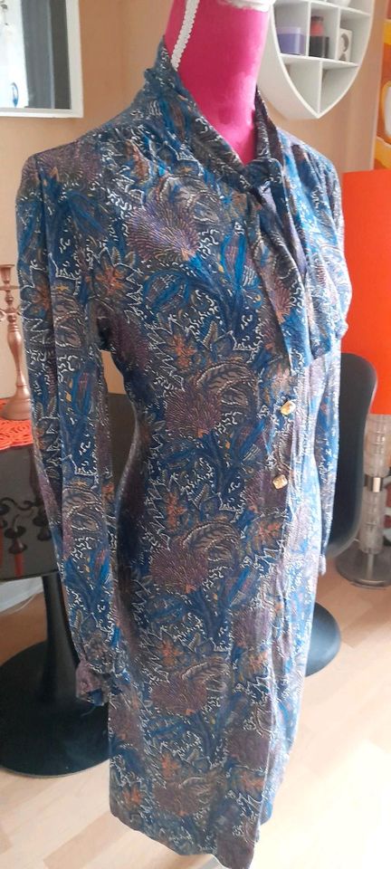 Psychedelic Vintage 60s 60er Kleid Mod Hippie  42 44 in Hamburg