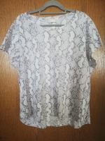 Shirt weiß/grau Animal Look Baumwolle Gr.48/XL NEU Saarland - Ottweiler Vorschau