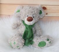 Uni Toys Stofftier Kuscheltier Bär Zottelbär mit Schal grün 27 cm Niedersachsen - Hildesheim Vorschau