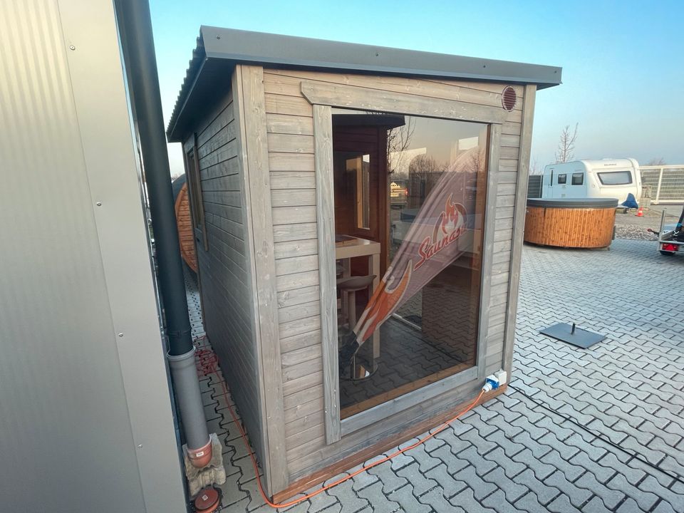 Garden-Office Garten Büro Sauna Gartenhaus Laube DIY -GEBRAUCHT- in Hochdorf-Assenheim