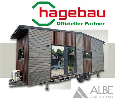 hagebau Tiny House beim hagebaumarkt STADE in Stade