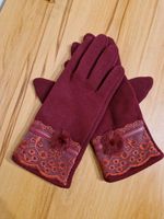 Schöne warme Handschuhe. Farbe - Burgunderrot. Größe S. Baden-Württemberg - Wendlingen am Neckar Vorschau