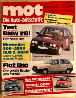 MOT die Auto-Zeitschrift 3/1983 Audi 80 BMW 318i Fiat Uno Mercede Essen - Essen-Frintrop Vorschau