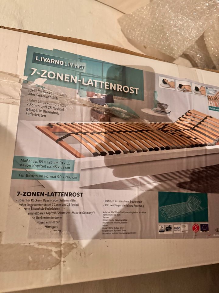 Lattenrost 7-Zonen neu! 90x200 in Solingen