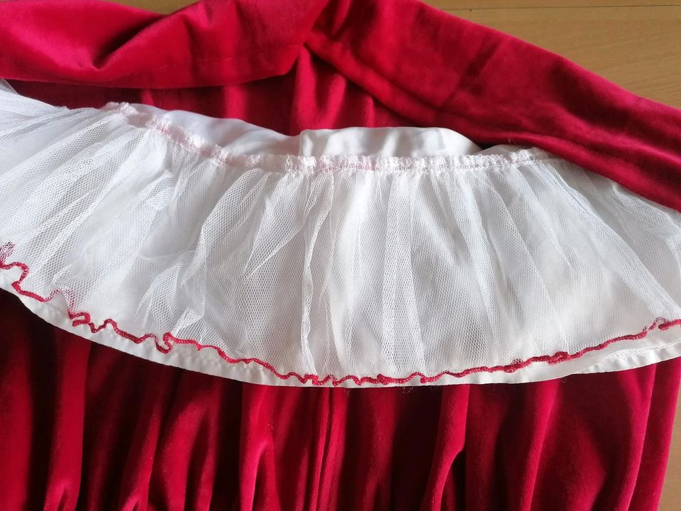 Samtkleid mit Bluse, festlich Gr 116 in Rüdersdorf