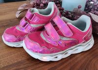 Sneakers pink metallic glitzer mit Blinkfunktion Hessen - Schaafheim Vorschau