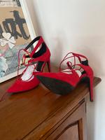 High heels rot Schnüren 40 Hessen - Limburg Vorschau