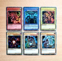 YuGiOh Götterkarten Weißer Drache Schwarzer Magier Rotauge Holo Rheinland-Pfalz - Saarburg Vorschau