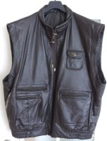 Schöne Veste aus Leder, Dunkelbraun, neu!!, Gr.XL/54. Baden-Württemberg - Göppingen Vorschau