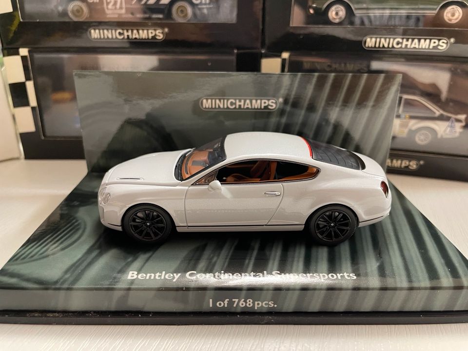 Minichamps 2009 Bentley Continental Supersports 1:43 Modellauto in Hamburg