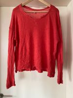 Zara TRF Langarmshirt Longsleeve Leinen rot M Sommerpulli Knit Rheinland-Pfalz - Mainz Vorschau