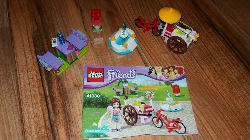 Lego Friends Eisverkauf mit Fahrrad 41030 in Treuenbrietzen