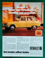 Renault 6 Werbung 1972 Niedersachsen - Velpke Vorschau