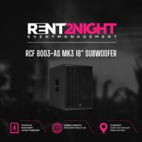 *MIETEN│VERMIETUNG* RCF 8003 AS MK3 18" Subwoofer Nordrhein-Westfalen - Eschweiler Vorschau