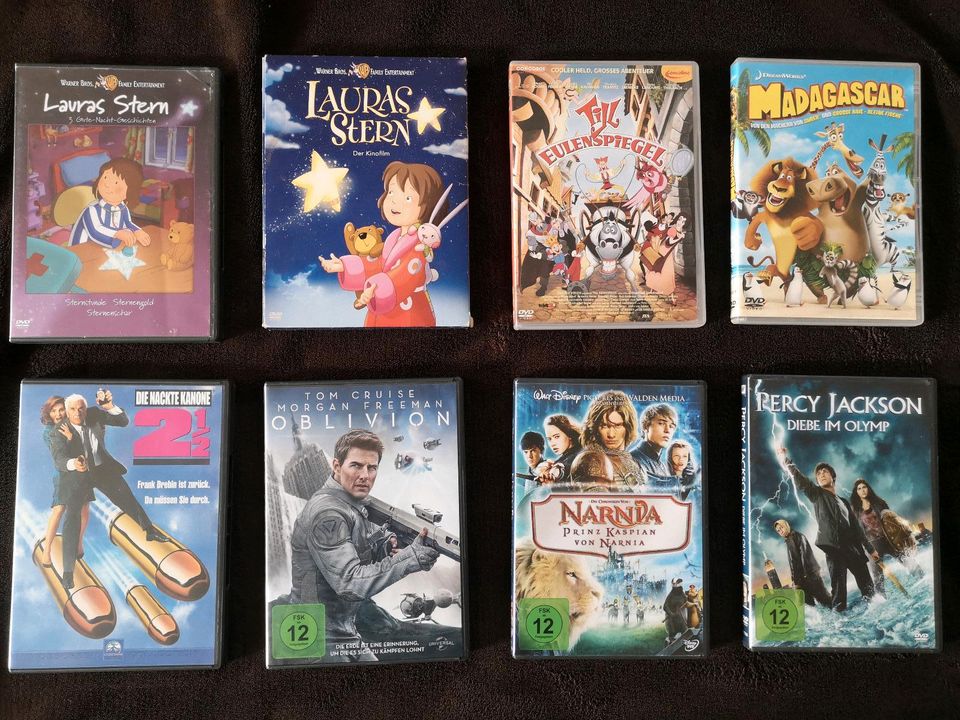 8/9 St. DVD✅Kinder Filme✅FSK ab 0✅Laura Stern✅Madagaskar✅FSK 12 in Urbach