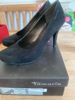 Tamaris pumps high hells schwarz wildleder Bayern - Neufahrn Vorschau