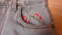Marks & Spencer, High waist Jeans, mit Blumen Ornamenten Sachsen - Wurzen Vorschau