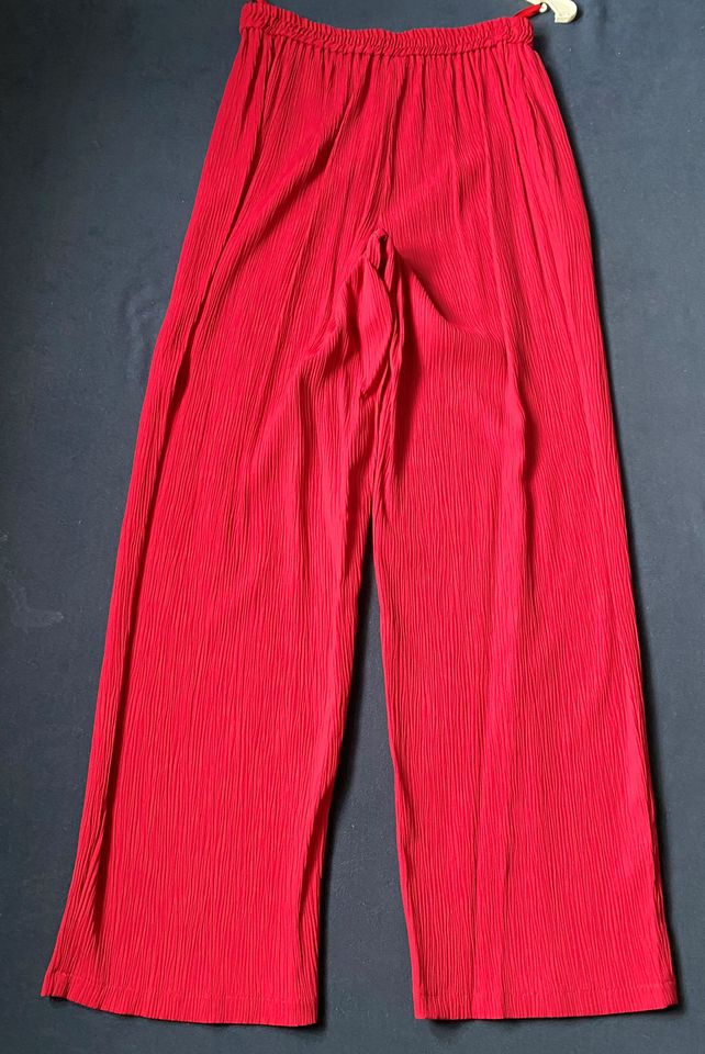 Damen Anzug Hose und Jacke Mix Up in Bordeaux-Rot Sommer Anzug 38 in Bobingen