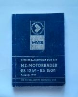 Betriebsanleitung für MZ ES 125/1 - ES 150/1 Nordrhein-Westfalen - Hemer Vorschau