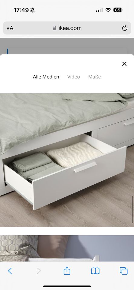 Ikea Bett für zwei Personen in Landsberg (Lech)