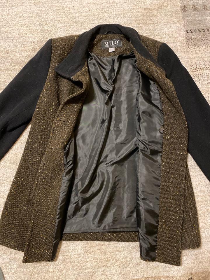 Milo 46 Jacke Mantel Winter Damen Luxus Staubmantel chic Grün in Berlin