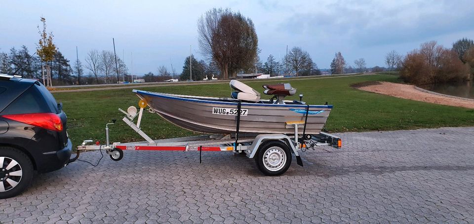 Angelboot Kimple Catch 300 Aluminium Bass Boat inklusive TEMA Tra in Windsbach