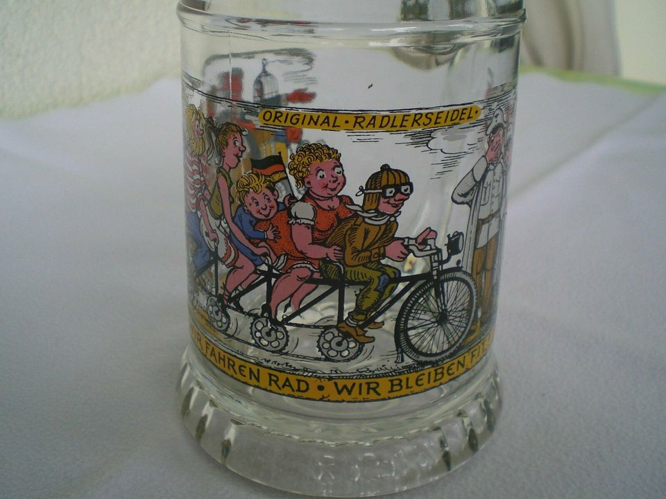 Glas-Krug mit Deckel und Glas-Krug mit Motiv und Deckel  NEU in Köln