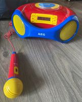 AEG Kinder Radio cd Player Ghettoblaster Mikrofon Nordrhein-Westfalen - Mechernich Vorschau