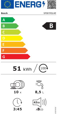 Bosch SPI6YMS14E teilintegrierbare Spülmaschine 45cm in Köln