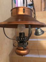 Lampe Metall Hängelampe schmiedeeisern Kupfer vintage Hessen - Gießen Vorschau