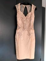 rosa/beige figurbetontes Kleid mit Spitze Niedersachsen - Bramsche Vorschau