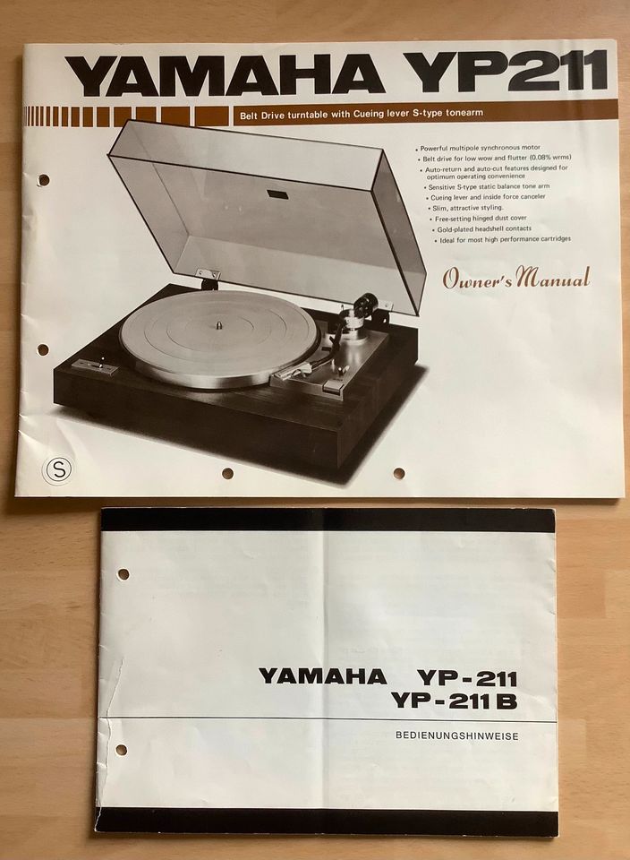 Bedienungsanleitung Yamaha YP-211 Owner´s Manual in Klötze