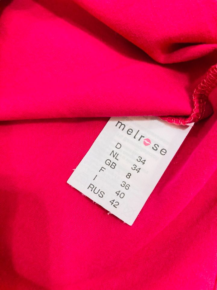 Pinkes Damen Basic Sommer Trägershirt/Longtop von Melrose in München