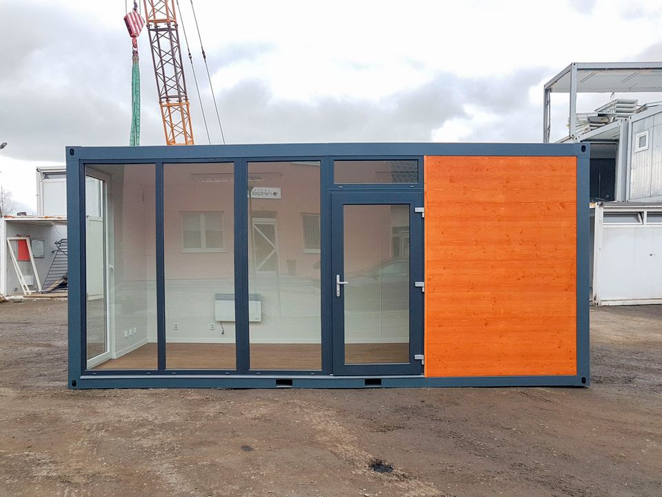 Container Büro Bürocontainer Pavillon Imbiss mit Glasdisplay in Görlitz