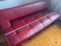 Design Sofa Ledersofa rot Schlafsofa Rostock - Stadtmitte Vorschau